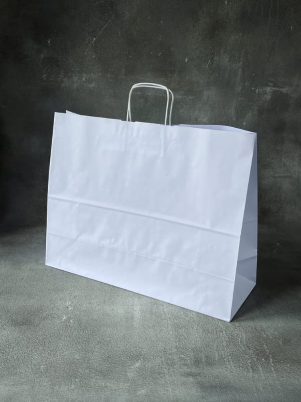 White Twisted Handle Paper Bags Paper Bag Co