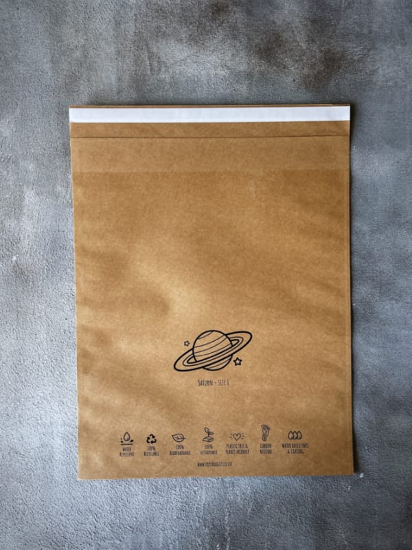 FSC® Saturn Planet Protector Mailing Bag - 400 x 100 x 500