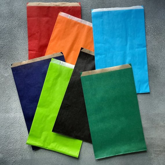 Coloured Satchel Paper Bags | Paper Bag Co