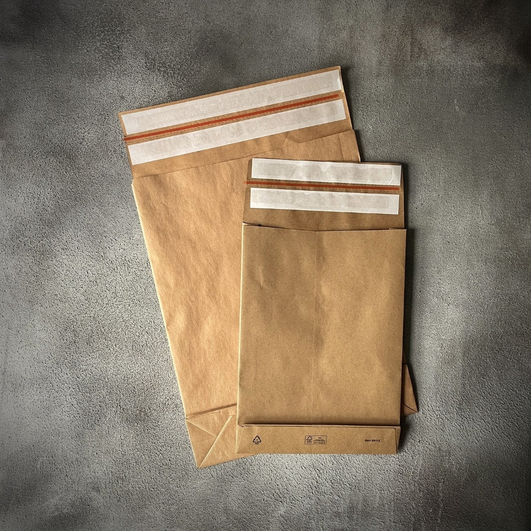 FSC Brown Kraft Paper Mailing Bags 5