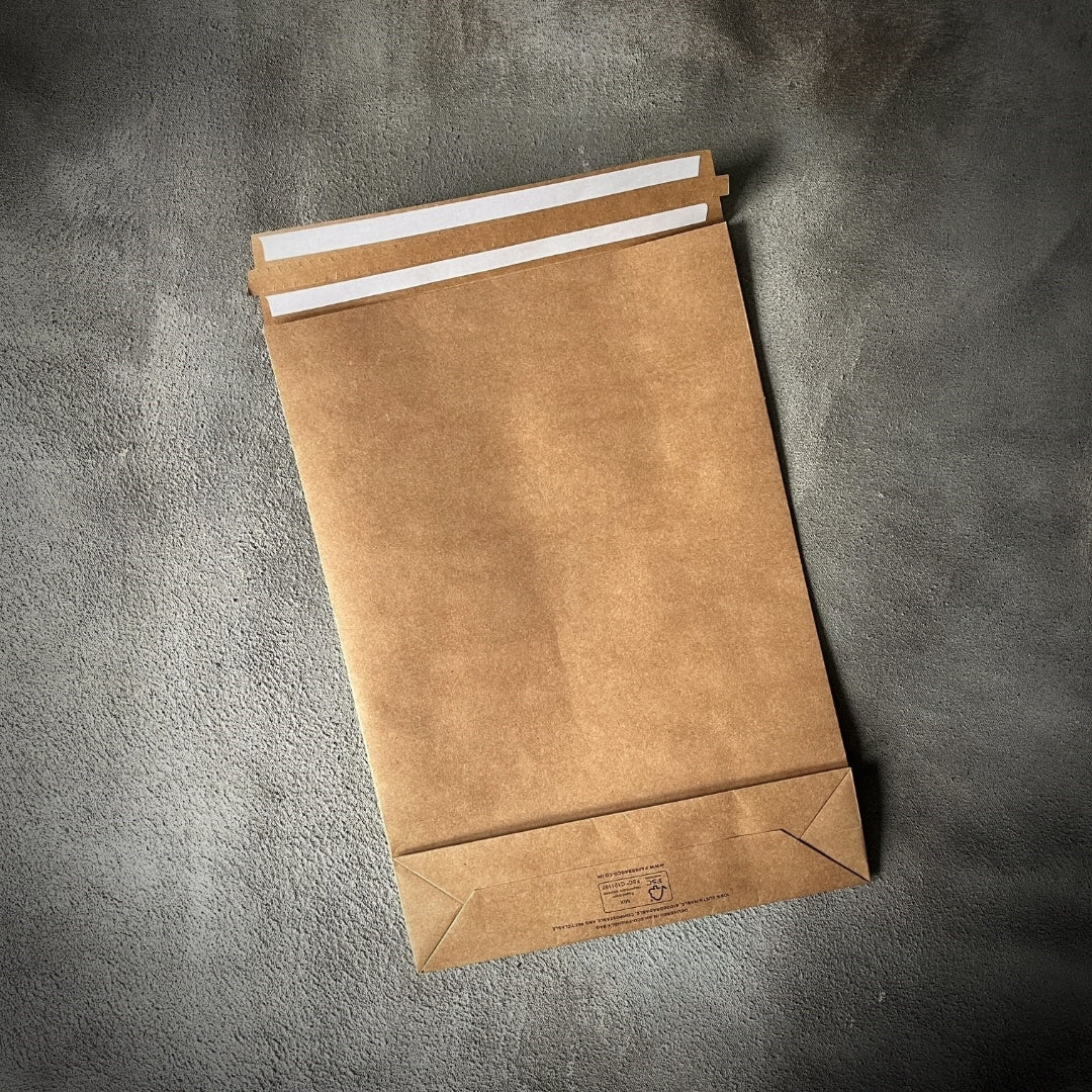 FSC® Brown Kraft Paper Mailing Bags - 250x50x350mm