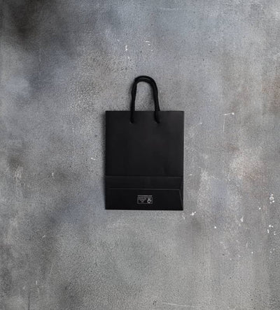FSC® Black Dyed Rope Handle Paper Bags - 180x80x230mm