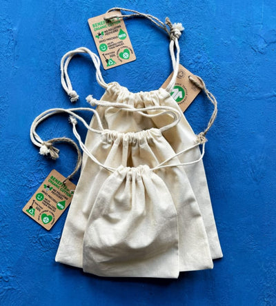 GOTS Organic Cotton Drawstring Bags