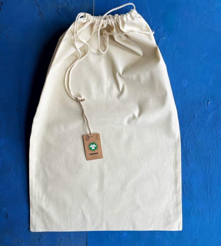 GOTS Organic Cotton Drawstring Bags