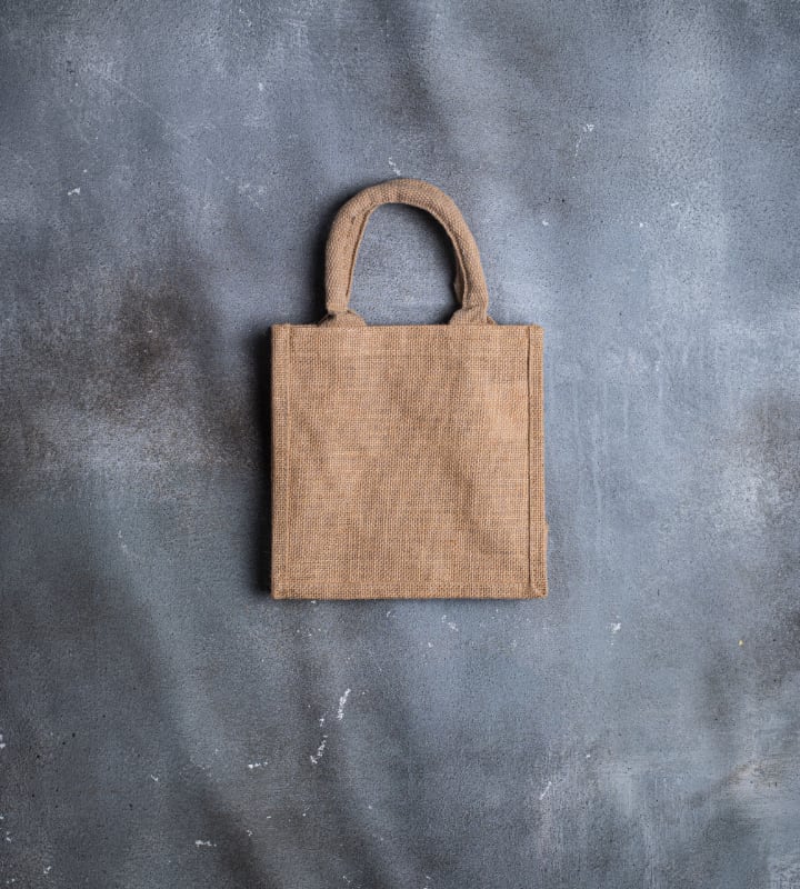 Natural Jute Bag - 210x120x210mm