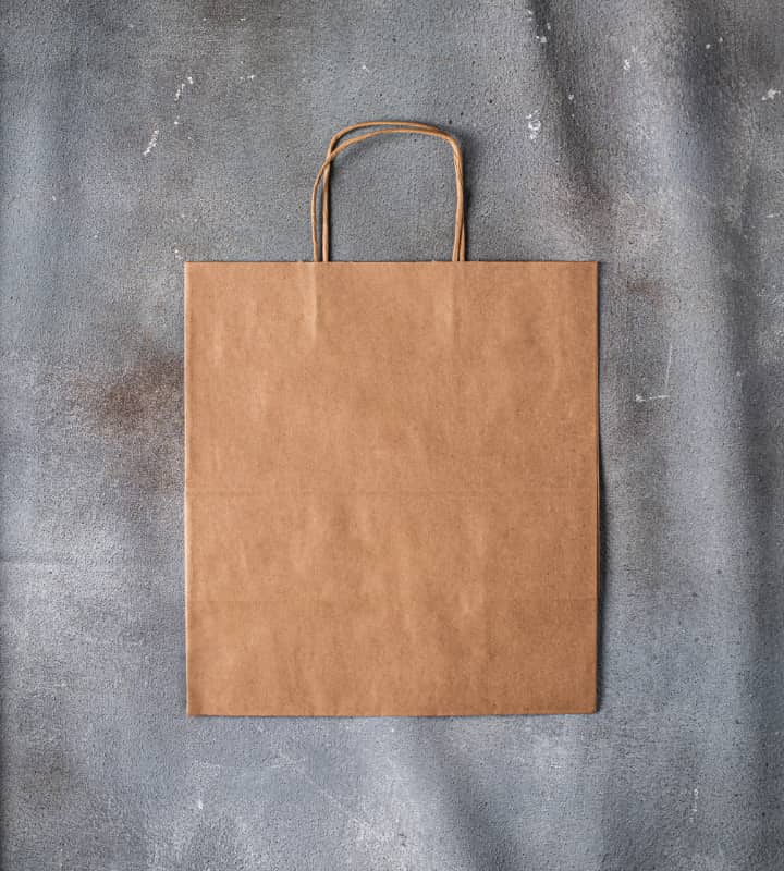Twisted Handle Kraft Paper Bag - Brown 305x170x340mm