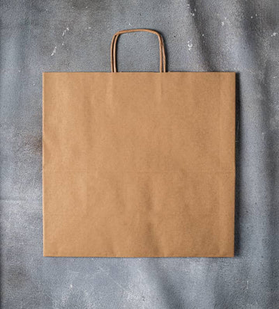 Twisted Handle Kraft Paper Bag - Brown 400x180x390mm