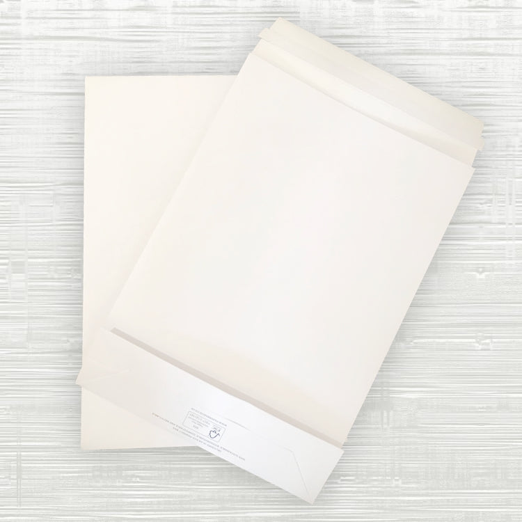 Large Premium White Paper Mailing Bags - 300x80x430